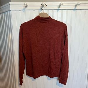 Red/Orange Mockneck sweater